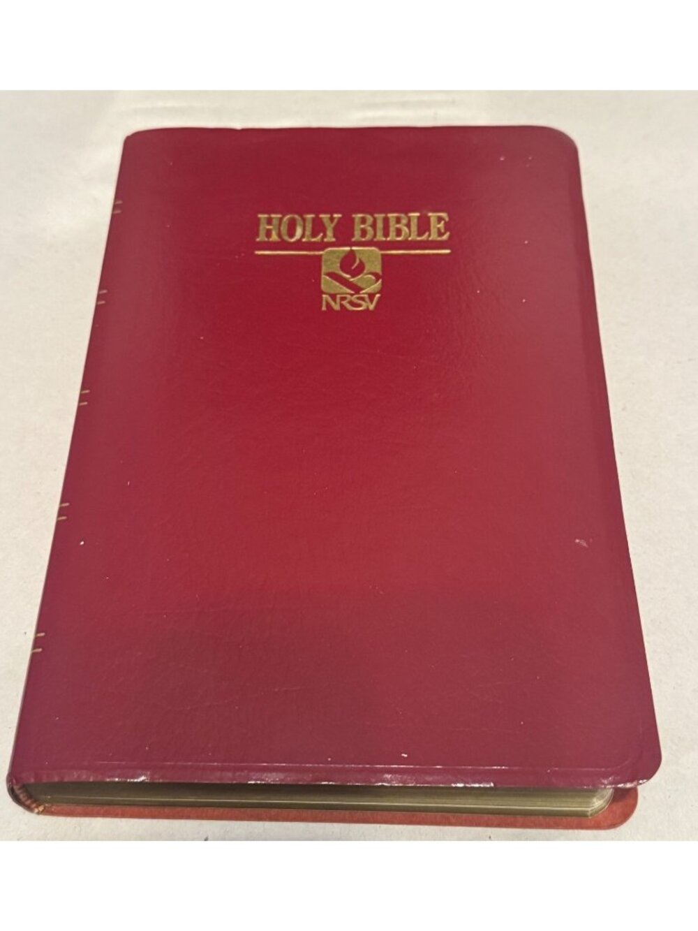 Holy Bible New Revised Standard Version NRSV Red Cover Edition With Gold Trim